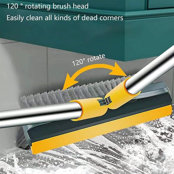 3 in 1 Floor Scrub Brush with Long Telescopic Handle - Oshi.pk - Buy & Sell Online
