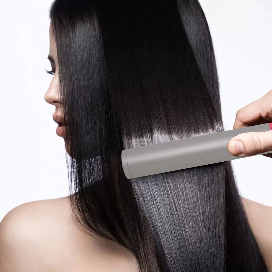 3 In 1 Hair Straightener With Blow Dryer Fast Drying PTC Ceramic Coating Negative Ion Brush For Hair Styling - Oshi.pk - Buy & Sell Online