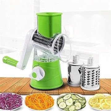 3 In 1 Manual Rotary Vegetable Drum Cutter - Oshi.pk - Buy & Sell Online