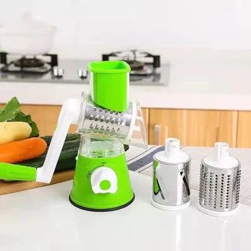 3 In 1 Manual Rotary Vegetable Drum Cutter - Oshi.pk - Buy & Sell Online