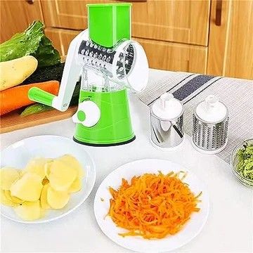 3 In 1 Manual Rotary Vegetable Drum Cutter - Oshi.pk - Buy & Sell Online
