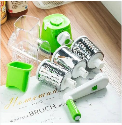 3 In 1 Manual Rotary Vegetable Drum Cutter - Oshi.pk - Buy & Sell Online