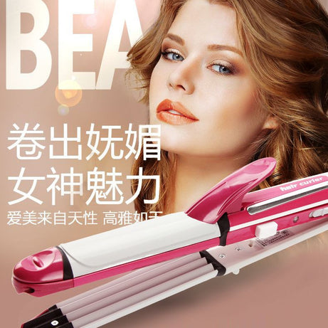 3 In 1 Multifunction Hair Straightener Hair Curler Corn Curler Ceramic Coating Hair Curling Iron Hair Styler - Oshi.pk - Buy & Sell Online