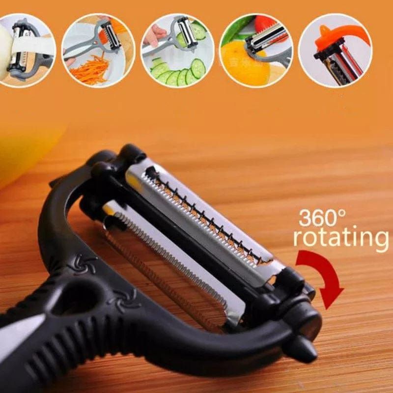 3 in 1 Roto Cutter - Vegetable Cutter - Fruits & Vegetable Cutter - Cutting Peeler - Multi-Functions Rotating Cutter - Oshi.pk - Buy & Sell Online