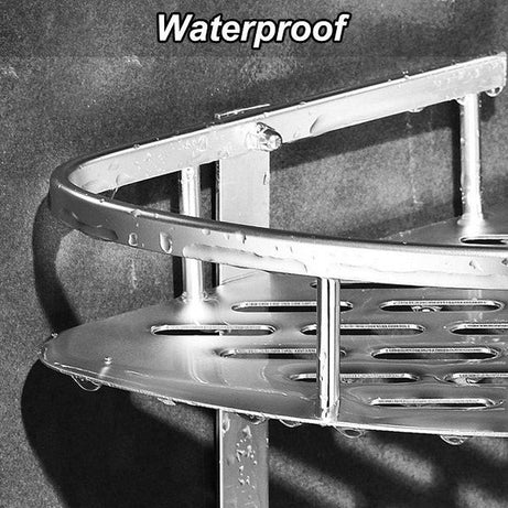 3 Layer Aluminum Bathroom Corner Shelves - Oshi.pk - Buy & Sell Online