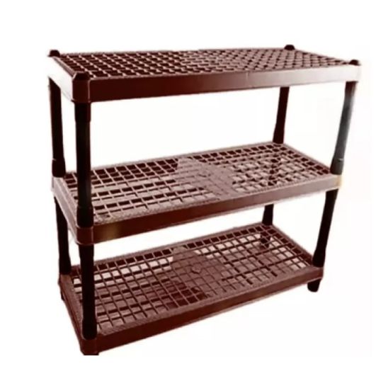 3 Layers Plastic Shoe Rack Kitchen Stand Lightweight Organizer | Multipurpose Plastic Rack / Room Organizer Home & Office Multipurpose Plastic Rack - Oshi.pk - Buy & Sell Online