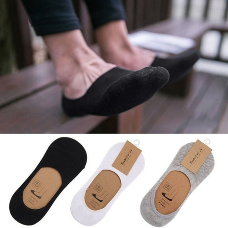 3 Pairs Men Ladies Invisible Trainer Liner Socks No Show Secret Footsies Adults