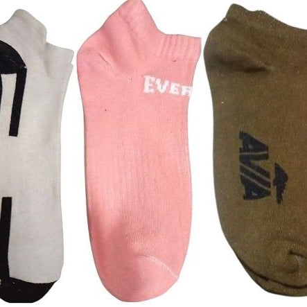 3 Pairs Sports Cotton Ladies /GENTS Candy Color Socks Low-cut Boat Ankle Short - Oshi.pk - Buy & Sell Online