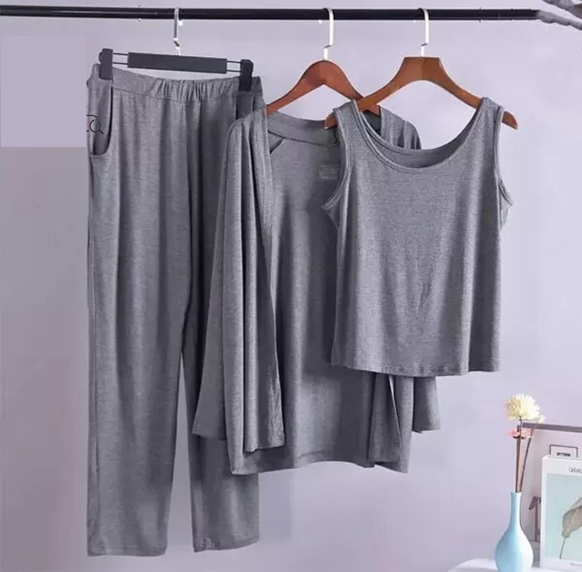 3 Pcs Night Dress For Women - Oshi.pk - Buy & Sell Online