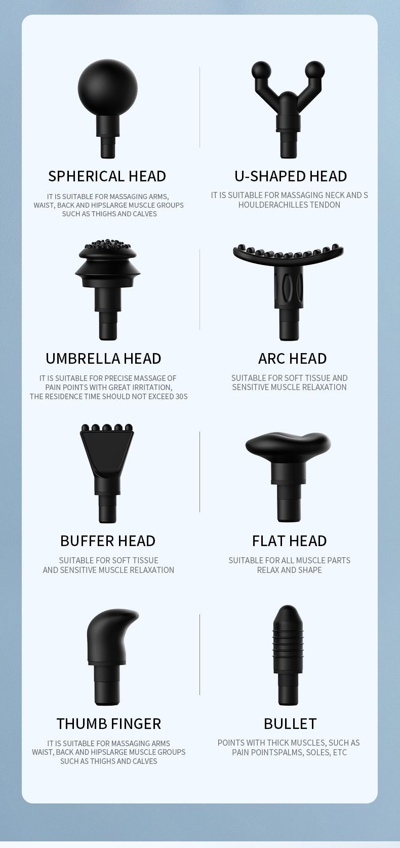 3000 Rpm Rechargeable Fascial Gun 3 Gears Electric Massager With 4 Massage Heads - Oshi.pk - Buy & Sell Online