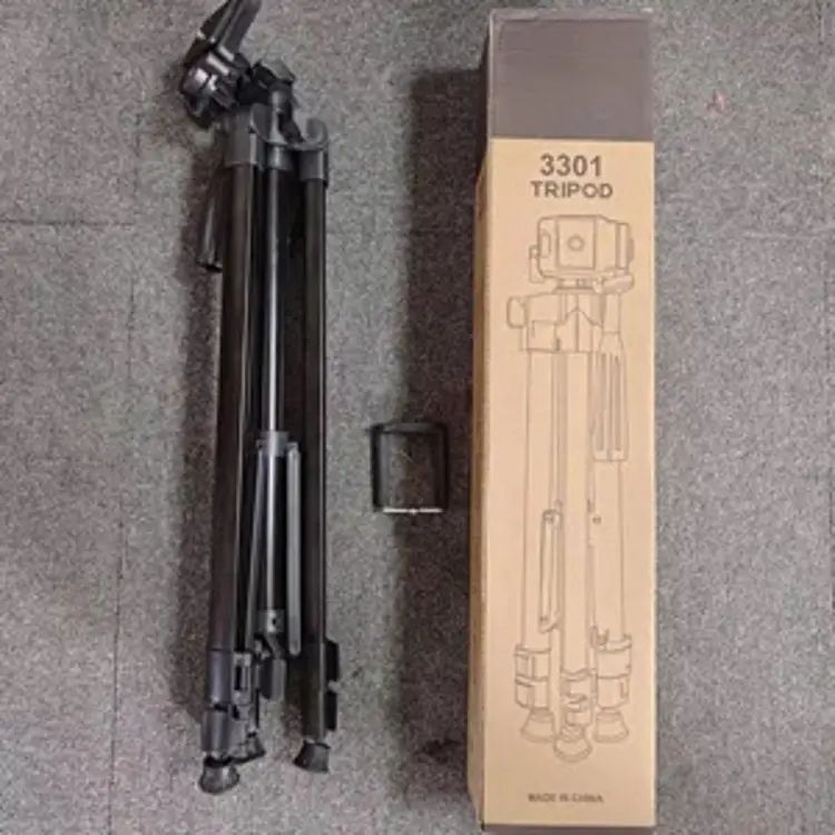 330 Big Tripod 5 Feet Mobile Stand For Mobile and DSLR Camera Video Capturing, Tripod Stand - Oshi.pk - Buy & Sell Online