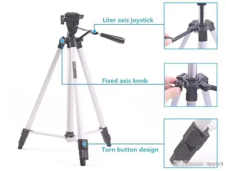 330 Big Tripod 5 Feet Mobile Stand For Mobile and DSLR Camera Video Capturing, Tripod Stand - Oshi.pk - Buy & Sell Online