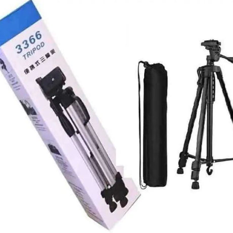 3366 Tripod Mobile DSLR Camera Stand Professional Tripod for YouTube Tik Tok Video Live Streaming - Oshi.pk - Buy & Sell Online