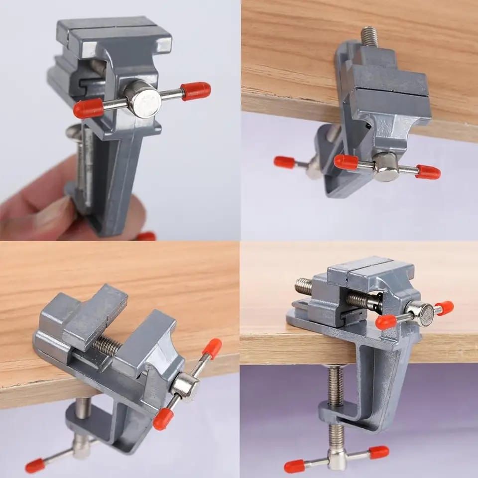 35MM Aluminium Alloy Table Bench Clamp Vise Multi-functional Bench Vise Table Screw Vise for DIY Craft Mold Fixed Repair Tool - Oshi.pk - Buy & Sell Online