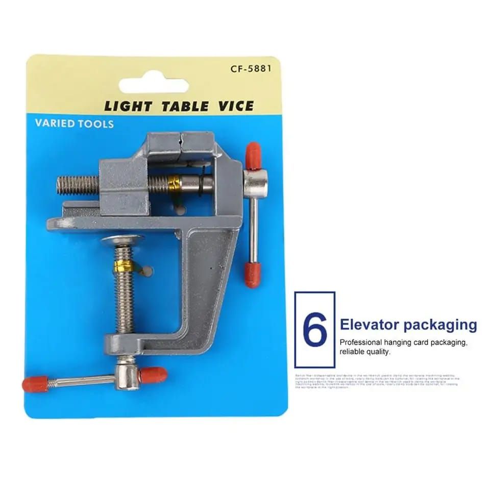 35MM Aluminium Alloy Table Bench Clamp Vise Multi-functional Bench Vise Table Screw Vise for DIY Craft Mold Fixed Repair Tool - Oshi.pk - Buy & Sell Online