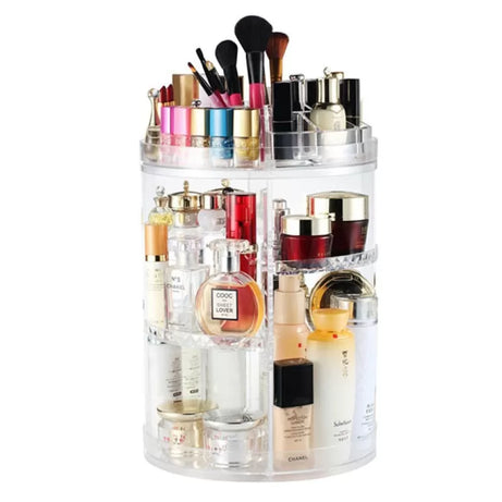 360 Acrylic Rotating Makeup Organizer