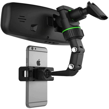360 Degrees Rearview Mirror Phone Rotating GPS Holder - Oshi.pk - Buy & Sell Online