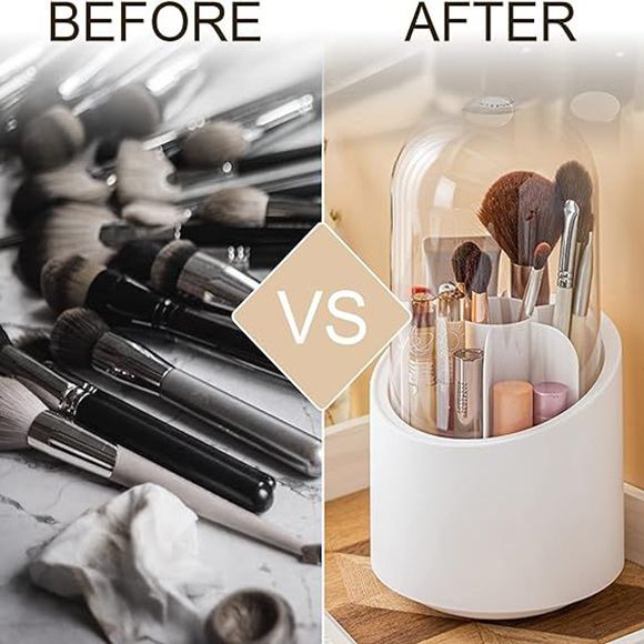 360 Rotating Makeup Brush Holder - Oshi.pk - Buy & Sell Online