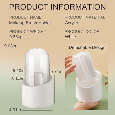 360 Rotating Makeup Brush Holder - Oshi.pk - Buy & Sell Online