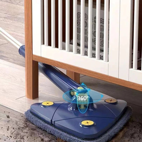360 Twist Triangle Mop Window Glass For Home Toilet Bathrrom Floor Household Cleaning Ceiling Dusting Manual Mop - Oshi.pk - Buy & Sell Online