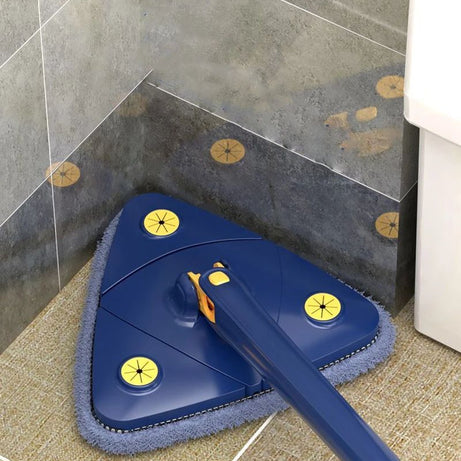 360 Twist Triangle Mop Window Glass For Home Toilet Bathrrom Floor Household Cleaning Ceiling Dusting Manual Mop - Oshi.pk - Buy & Sell Online