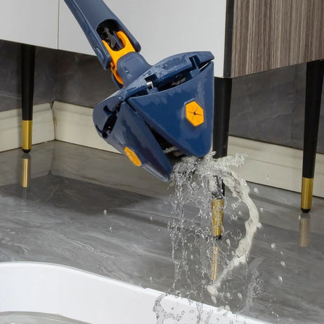 360 Twist Triangle Mop Window Glass For Home Toilet Bathrrom Floor Household Cleaning Ceiling Dusting Manual Mop - Oshi.pk - Buy & Sell Online