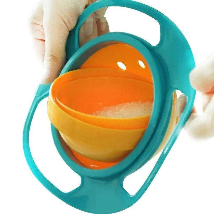 360° Rotatable Baby Feeding Universal Gyro Bowl - Oshi.pk - Buy & Sell Online