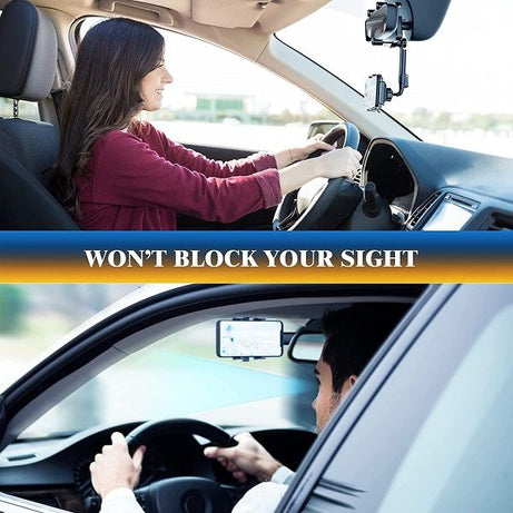 360°Rotatable and Retractable Car Phone Mobile Holder Multifunctional Rearview - Oshi.pk - Buy & Sell Online