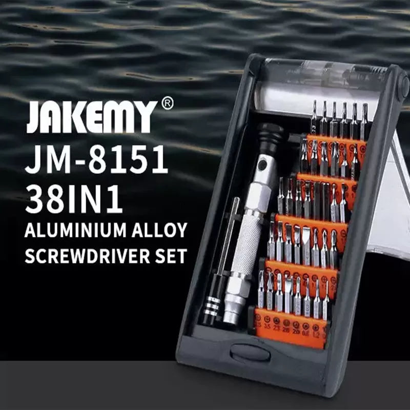 38 in 1 Aluminium alloy handle DIY repair tool kit JM-8151 - Oshi.pk - Buy & Sell Online