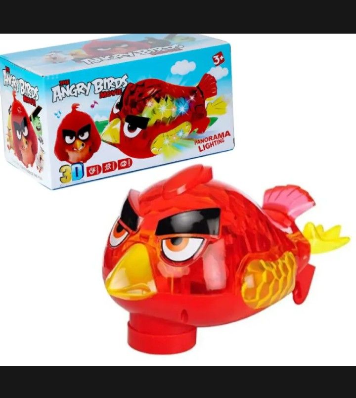 3D Angry Bird Toy For Kids Better Operated Toy With Lights And Music - Oshi.pk - Buy & Sell Online