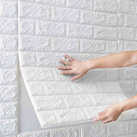 3D Brick Wall Sticker Self-adhesive Panel - Oshi.pk - Buy & Sell Online
