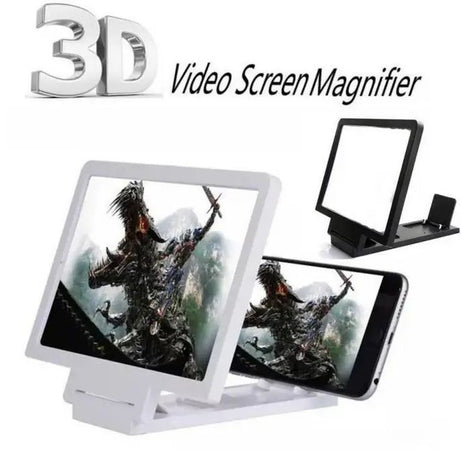 3D Screen Amplifier Mobile Phone Screen Video Magnifier For Cell Phone Smartphone Enlarged Screen Phone Stand Bracket (Color Random) - Oshi.pk - Buy & Sell Online