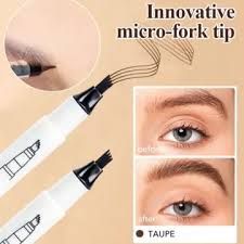 3D Waterproof Microblading Eyebrow Pen 4 Fork Tip Tattoo Pencil (Pack of 3) - Oshi.pk - Buy & Sell Online
