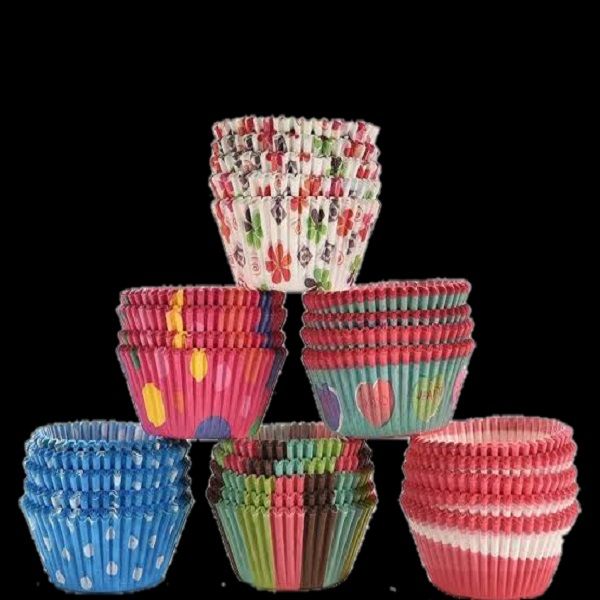 3in1 Deal 6 Cupcake Muffin Tray + 10 Disposable Piping Bag + 50 pcs Cupcake Muffin Paper Liner - Oshi.pk - Buy & Sell Online