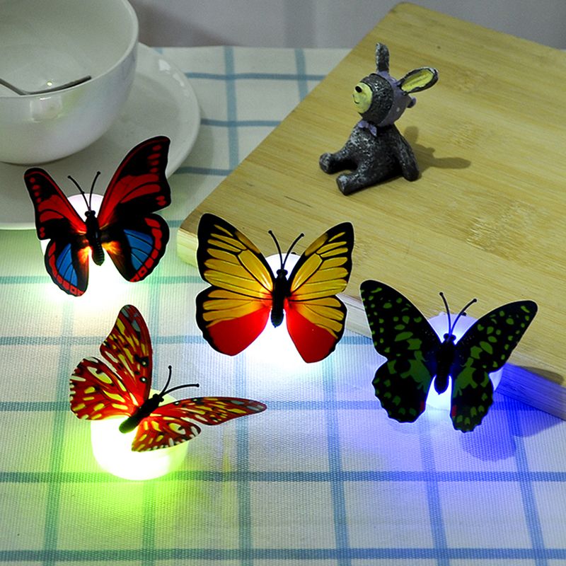 3PCS 3D led butterfly lights - led butterfly lights- room decoration light - room decoration - fairy lights for room decoration - Oshi.pk - Buy & Sell Online