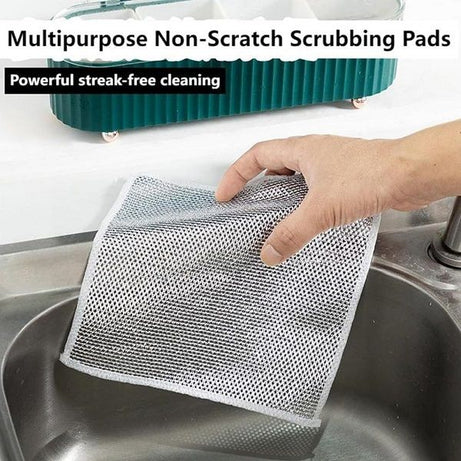 3pcs Non-Scratch Scrubbing Wire Dishwashing Cloth - Oshi.pk - Buy & Sell Online