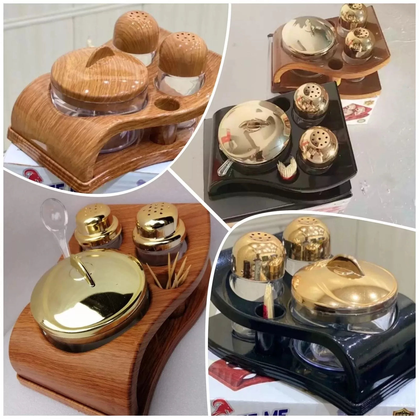 3pcs Paper and Salt Table Holder - Oshi.pk - Buy & Sell Online