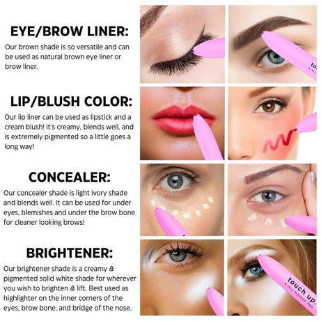 4 in 1 Makeup Pen Concealer Eye Brow Liner Lip Blush & Brightener - Oshi.pk - Buy & Sell Online