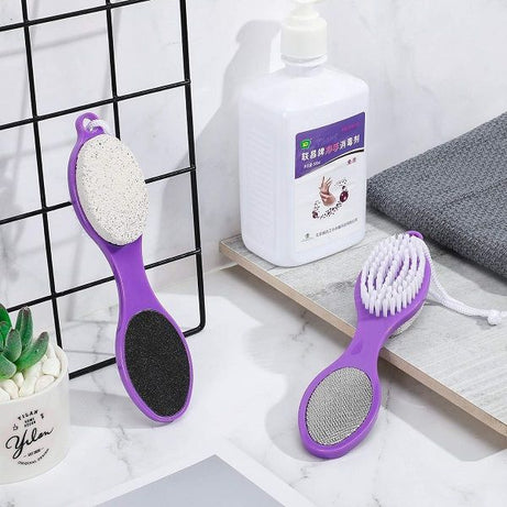 4 in 1 Pedicure Tool Foot Scrubber Brush Foot File - Oshi.pk - Buy & Sell Online