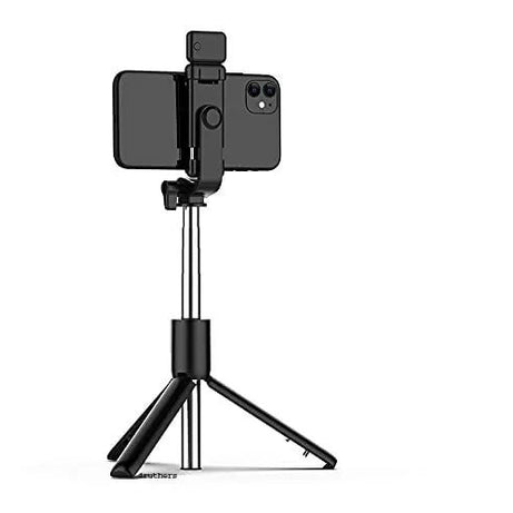 4 in 1 Wireless Selfie With Fill Light Stick Tripod Bluetooth Shutter selfie Light foldable Selfie stick for all Phone Extendable With charging Cable - Oshi.pk - Buy & Sell Online
