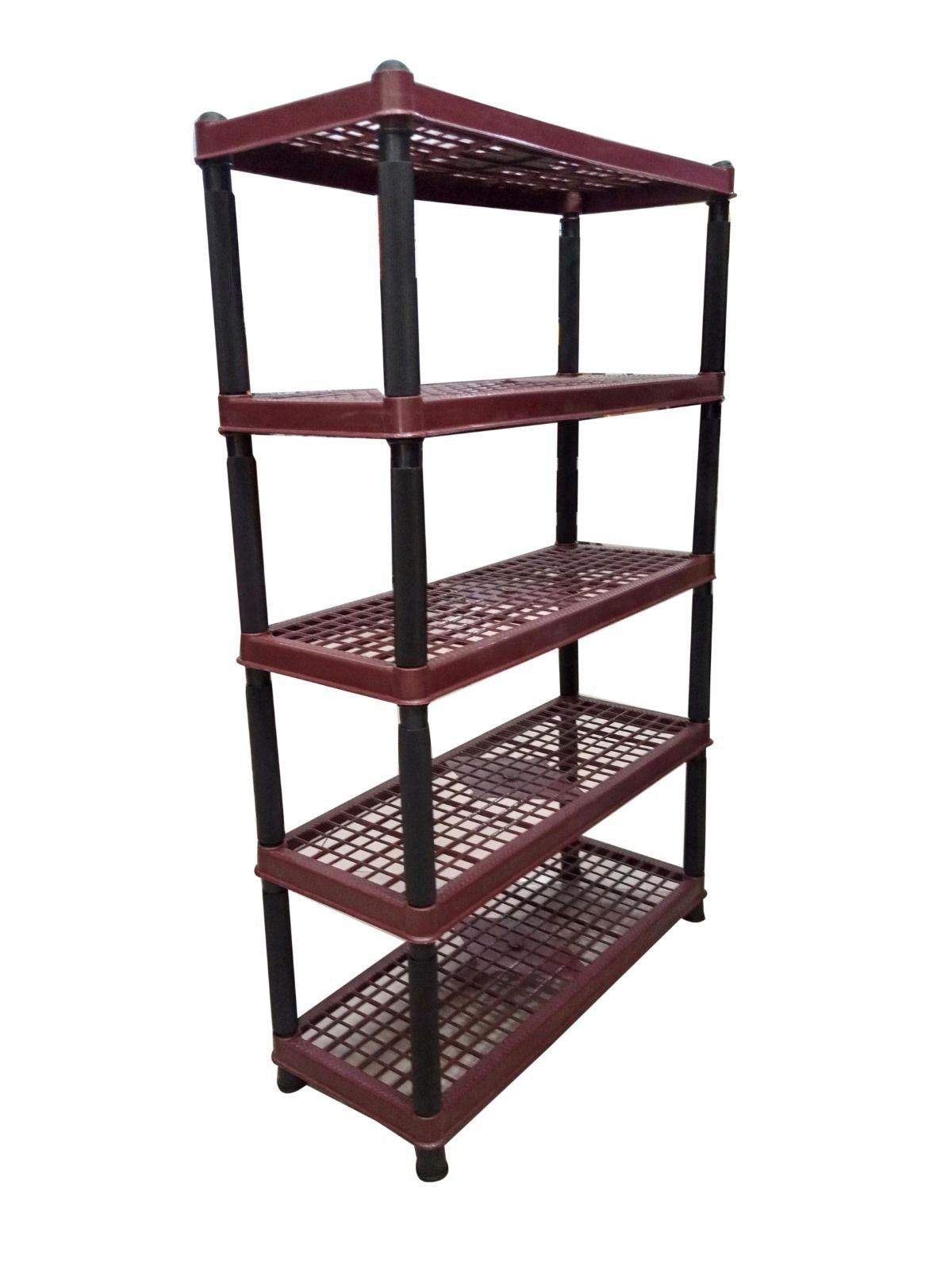 5 Layer Home & Office Multipurpose Plastic Rack / Room Organizer Home & Office Multipurpose Plastic Rack / Room Organizer / Shoe Rack Brown-copy-copy - Oshi.pk - Buy & Sell Online