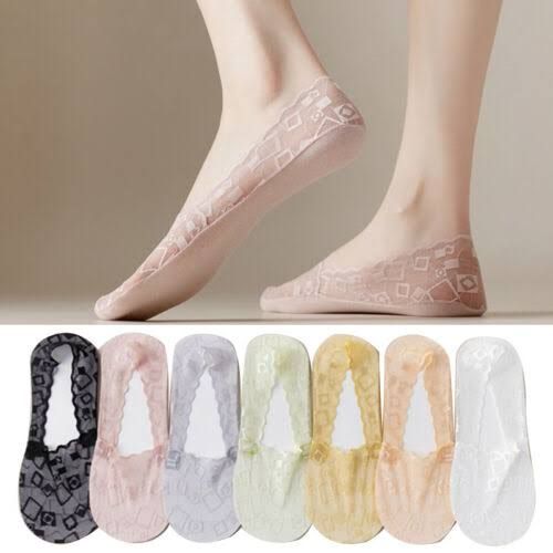 4 Pairs– Imported Net Fancy Ankle Socks for Women/Girls - Oshi.pk - Buy & Sell Online