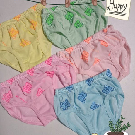 4 Pcs Comfortable Cotton Printed Cute And Beautiful panty for 0-12mos - Oshi.pk - Buy & Sell Online