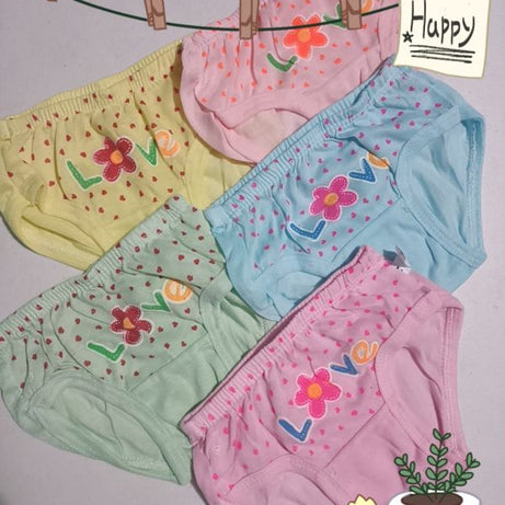 4 Pcs Comfortable Cotton Printed Cute And Beautiful panty for 0-12mos - Oshi.pk - Buy & Sell Online