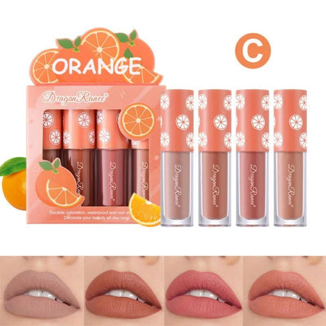 4 pcs lips glaze set