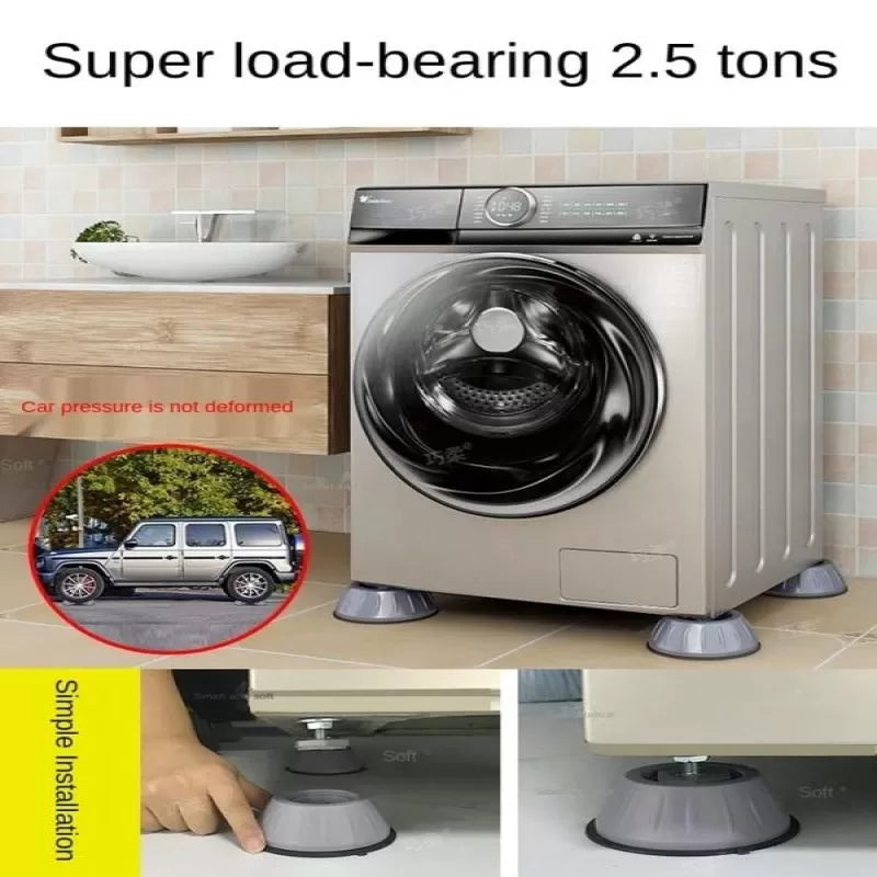 4 Pieces Universal Washing Machine Foot Pads for Anti Vibration - Oshi.pk - Buy & Sell Online