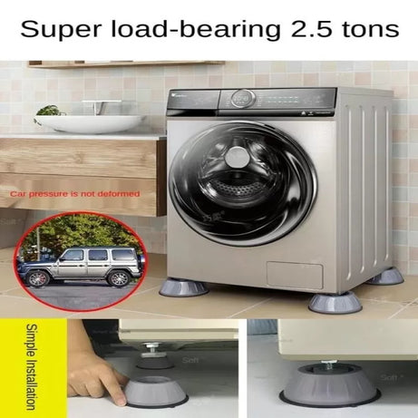 4 Pieces Universal Washing Machine Foot Pads for Anti Vibration - Oshi.pk - Buy & Sell Online