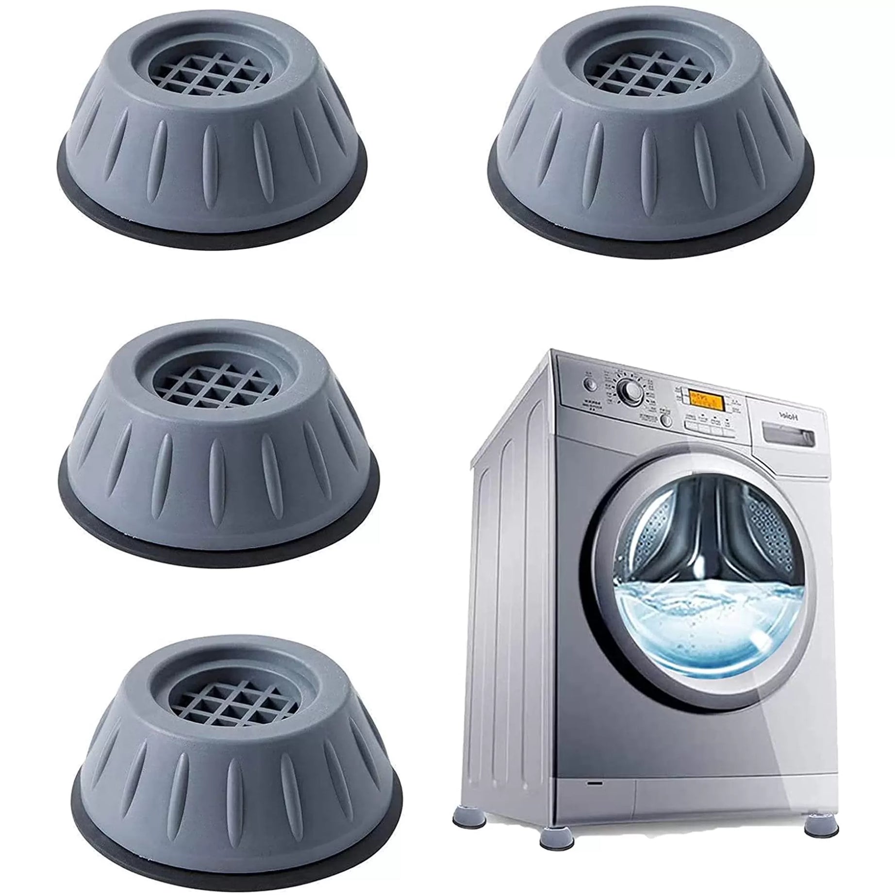 4 Pieces Universal Washing Machine Foot Pads For Anti Vibration - Oshi.pk - Buy & Sell Online