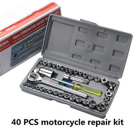 40 In 1 Wrench Tool Kit With Screwdriver And Socket Tool Box Set - Oshi.pk - Buy & Sell Online