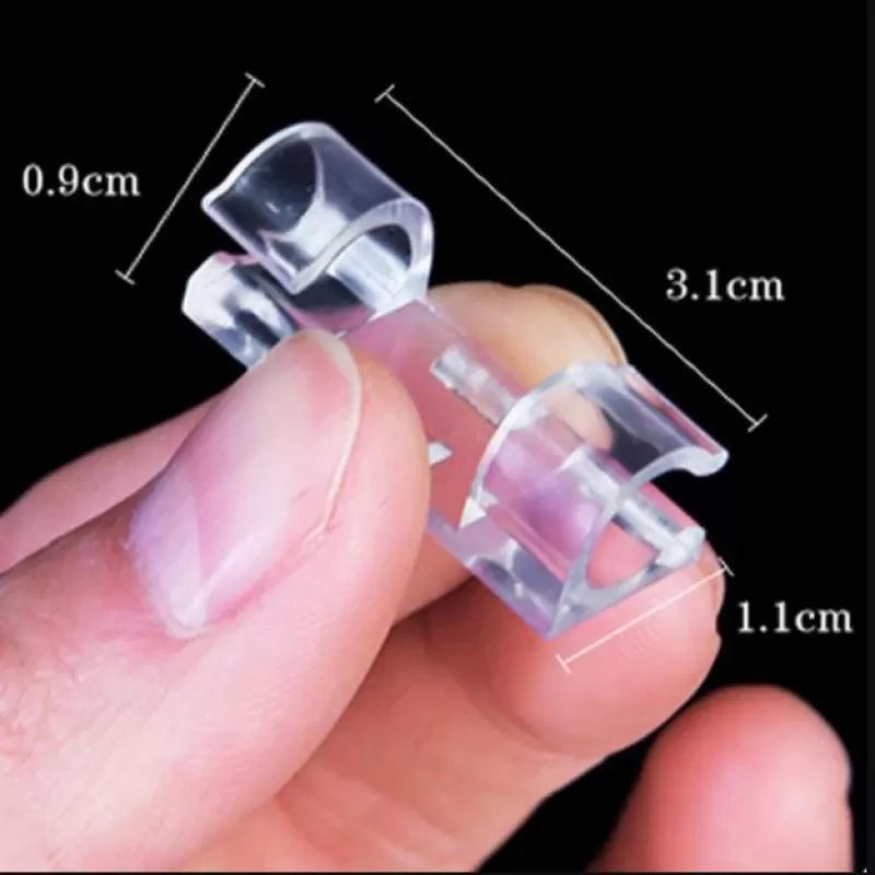 40 Pcs Smart Wire Clips Cable Organizer Desktop Wire Clip Holder Data Telephone Line Cable Self Adhesive Wire Holder Transparent - Oshi.pk - Buy & Sell Online